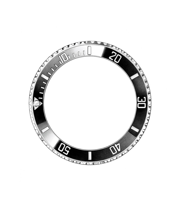 Rolex Datejust 36MM Steel Watch w/ 3.35CT Diamond Bezel/Salmon Arabic Dial