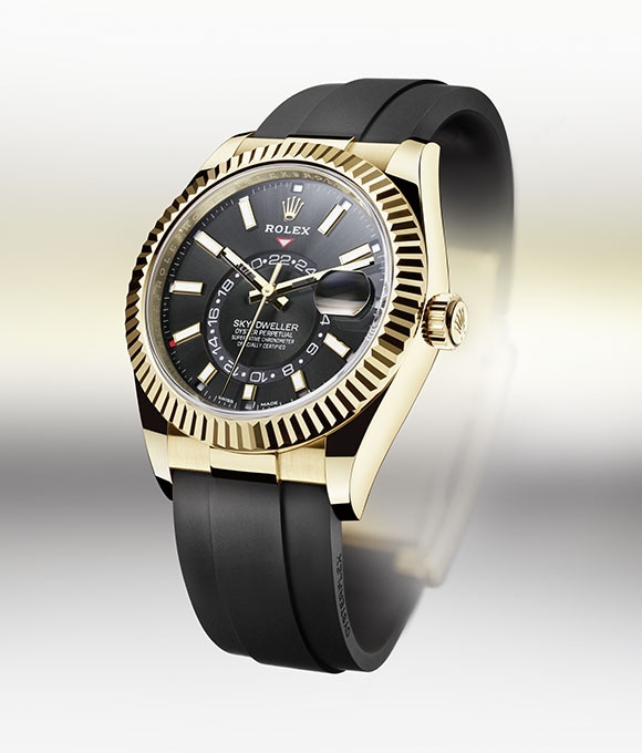 Rolex Day Date Oysterquartz 19018 18K Yellow Gold Diamond Dial Men's Watch