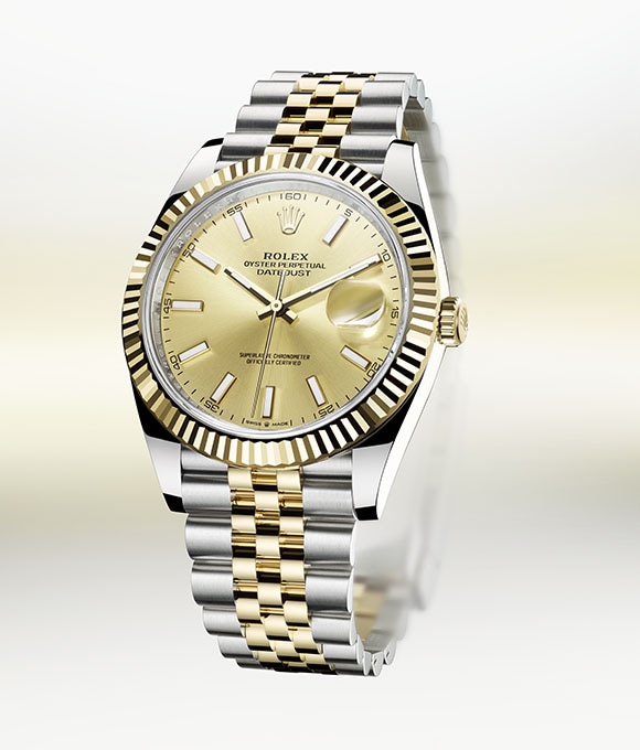Rolex Datejust 41 18k Gold/Steel Black Diamond Dial Watch B/P NOS ’21 126333Rolex Datejust 41 41 mm Stainless Steel and 18k White Gold 126334-0006 Mens Watch