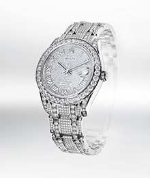 Rolex Rolex ROLEX Datejust 116244 Brown Flower Dial Used Watch men's watchesRolex Oysterdate Precision - After Market Dial