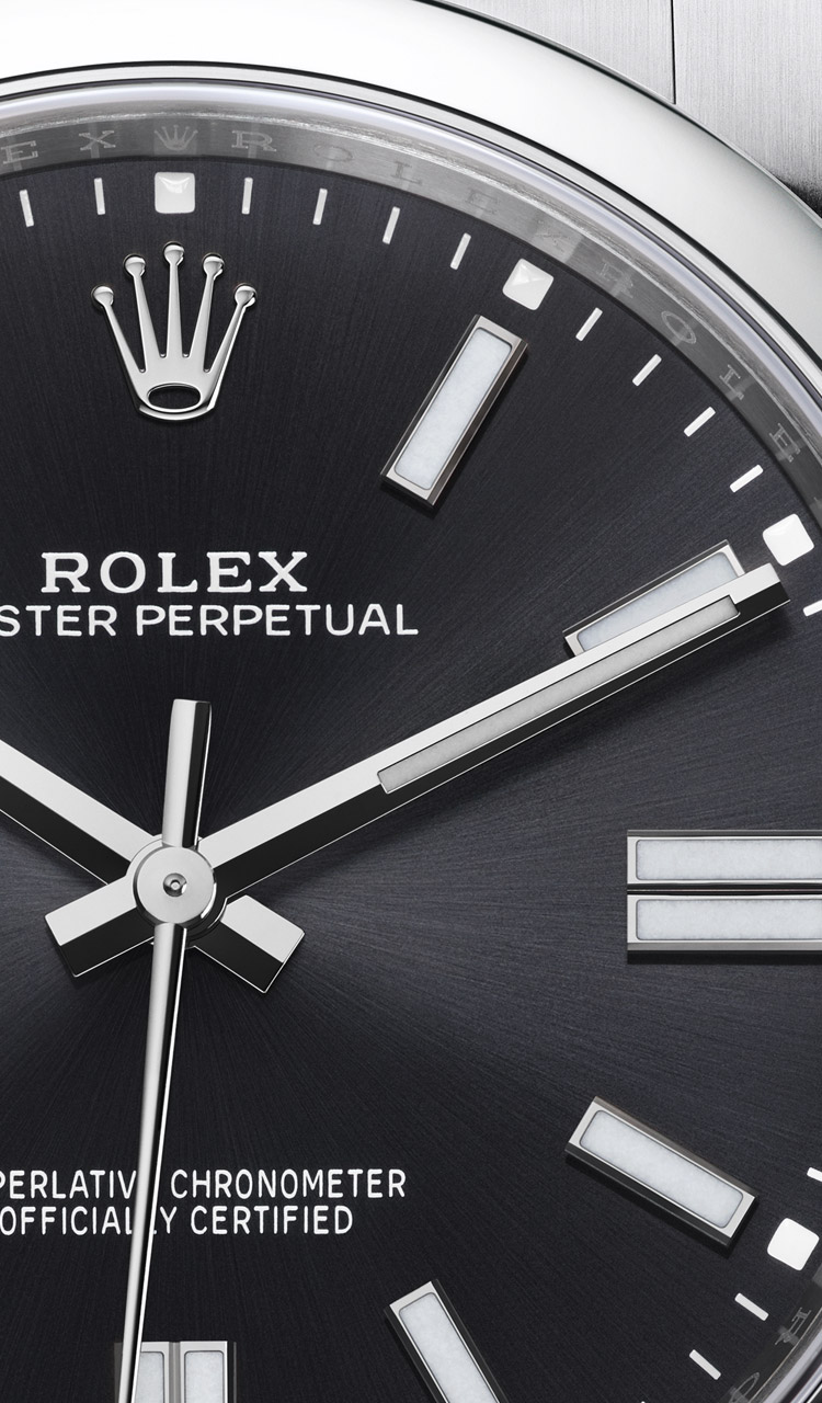 rolex oyster perpetual black price
