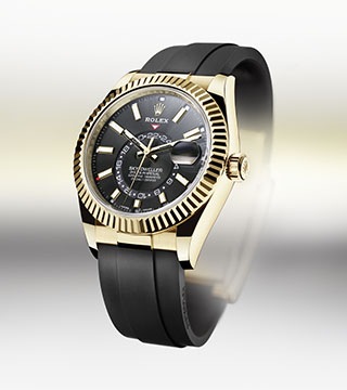 rolex watch black colour