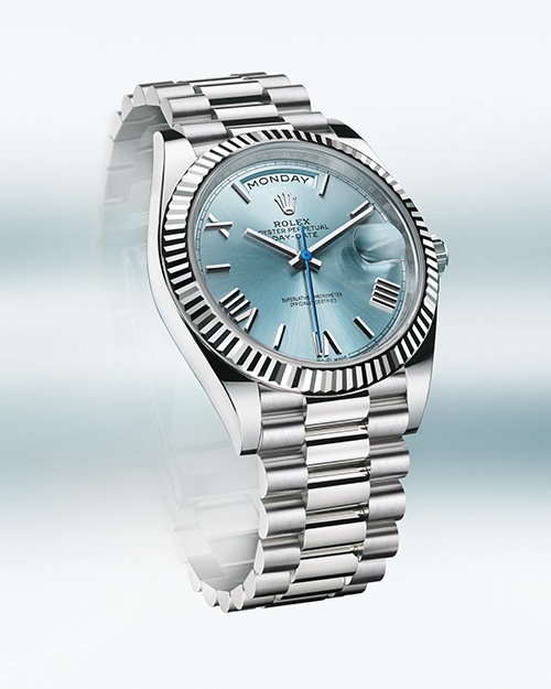 rolex day date witgoud