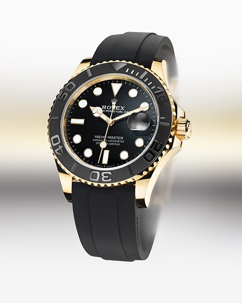 black and gold yacht master 2