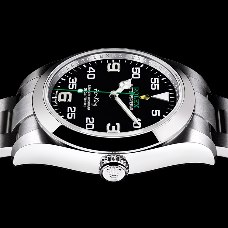 Rolex Date Herren Damen Uhr 34mm Grey - Ref.1500