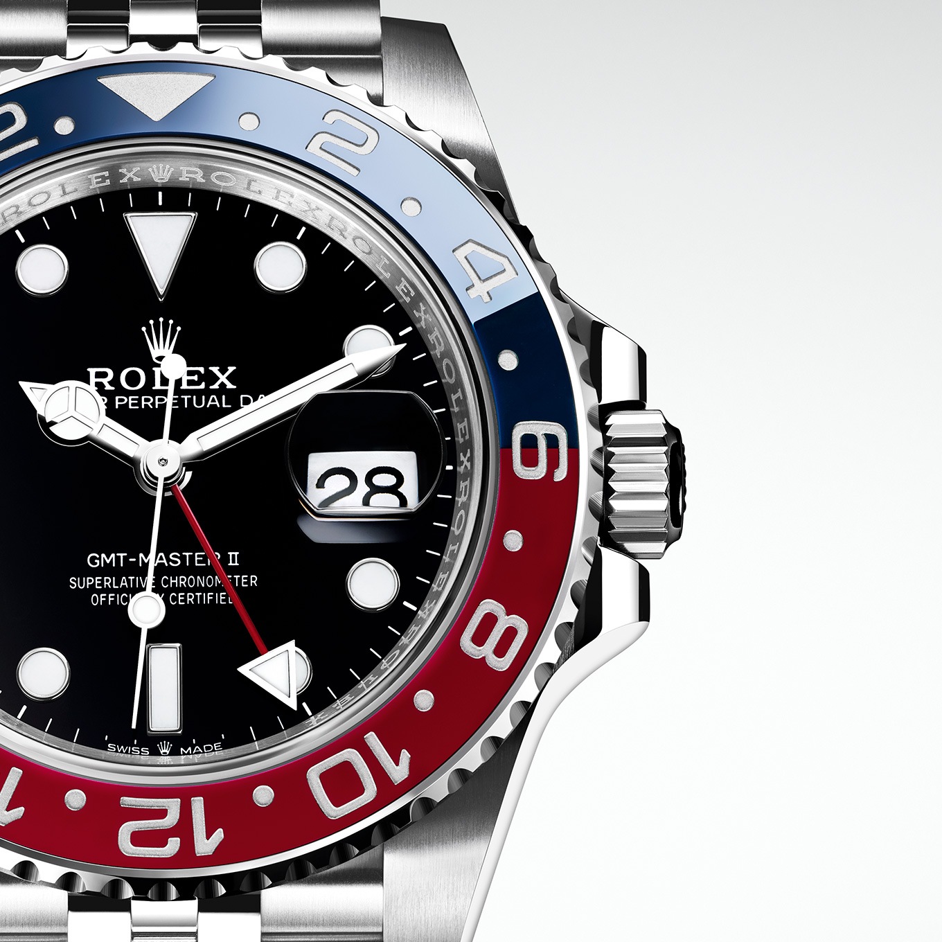 rolex oyster perpetual date gmt master superlative chronometer officially certified