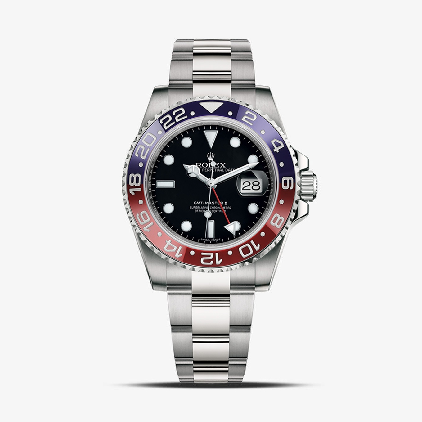 red and blue rolex