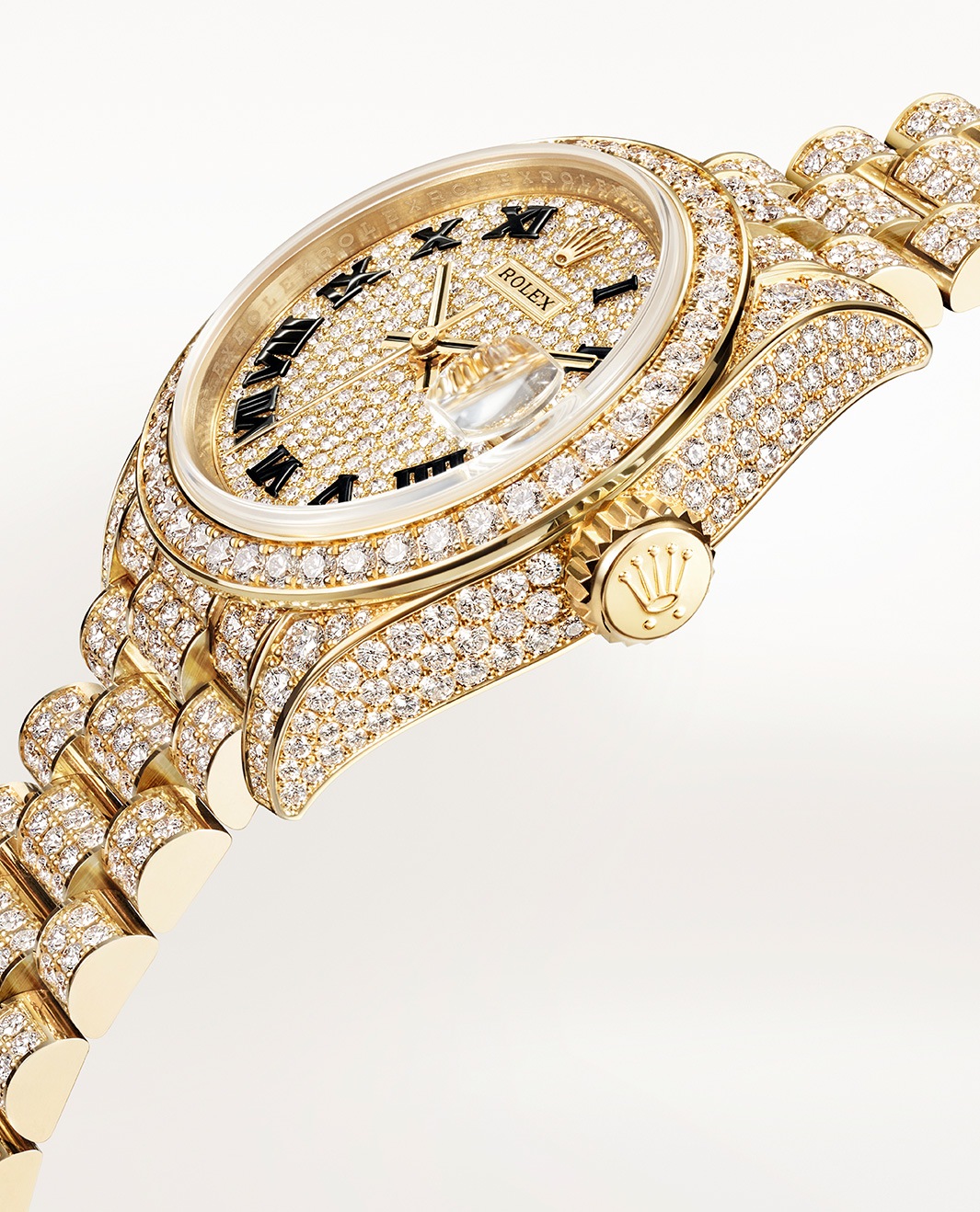 rolex women's watch diamonds