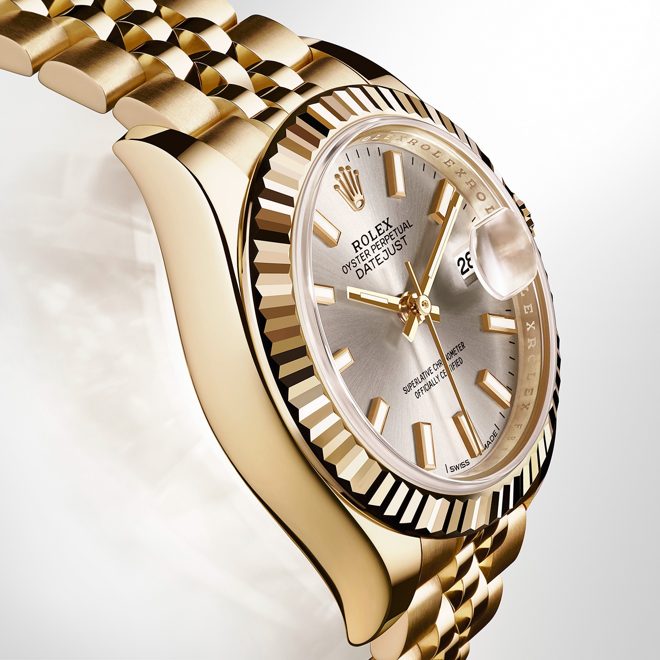 Rolex Datejust 36mm Stainless Steel and Yellow Gold 126283RBR MOP Diamond Jubilee