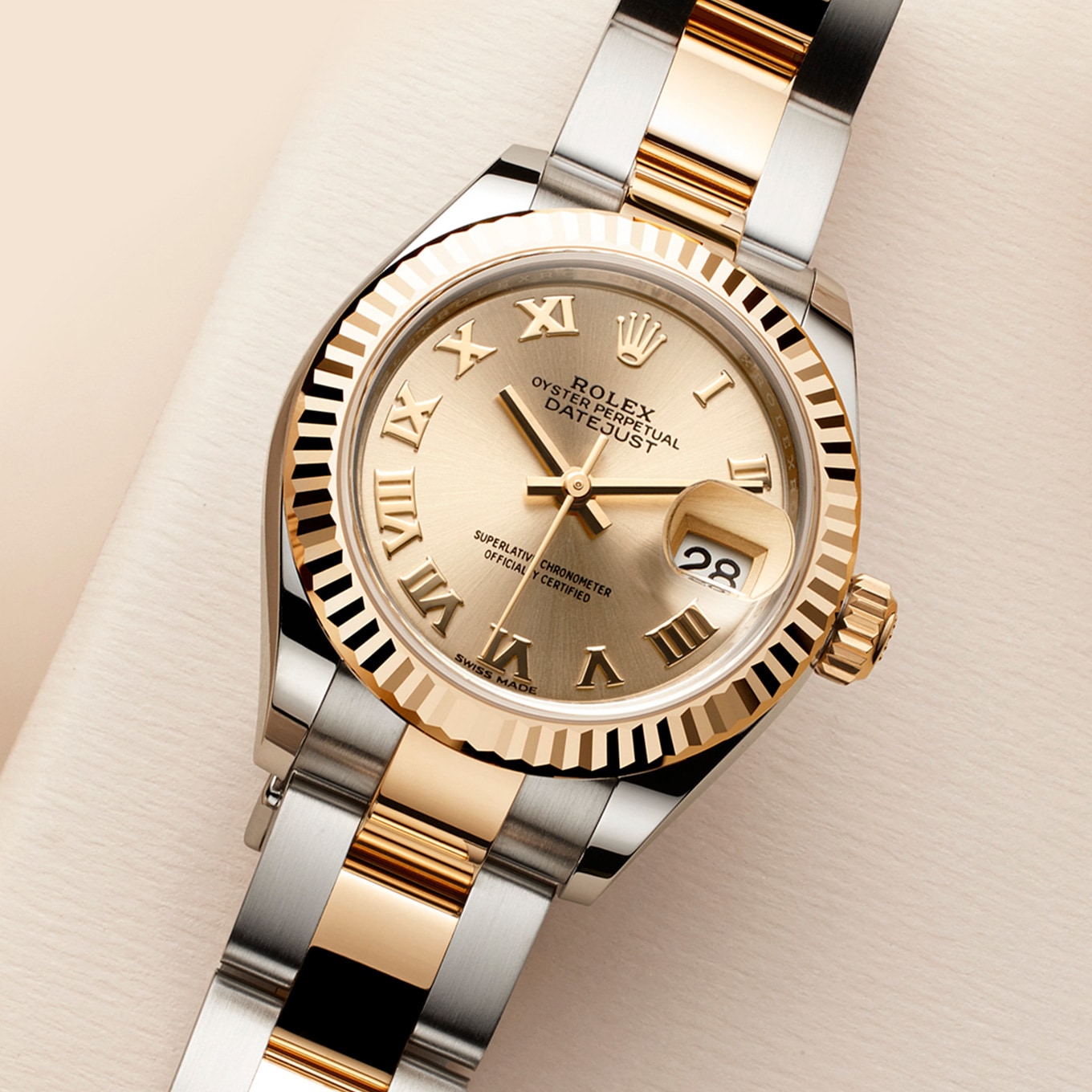 Rolex Rolex 179136NG Datejust 10P Diamond Watch OH Platinum/PT Ladies