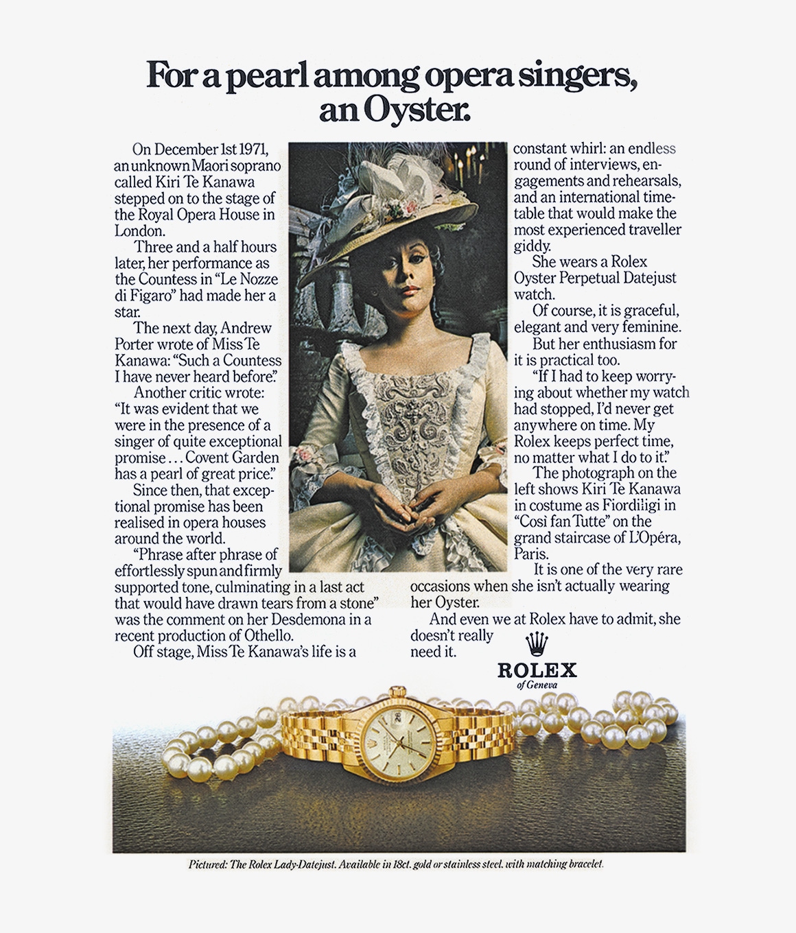 Rolex Day Date Oysterquartz 19018 18K Yellow Gold Diamond Dial Men's Watch