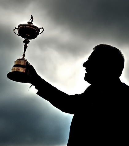 The Ryder Cup shadow trophy