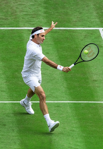 Roger Federer em Wimbledon