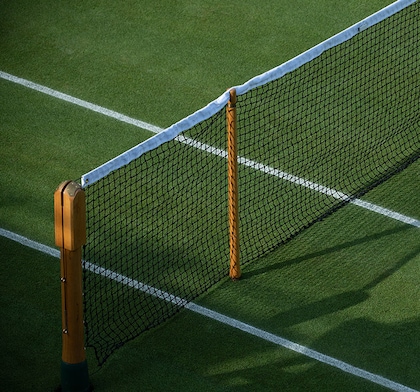 Rolex und der Tennissport Rasen Banner