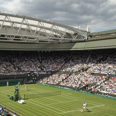 A quadra central de Wimbledon