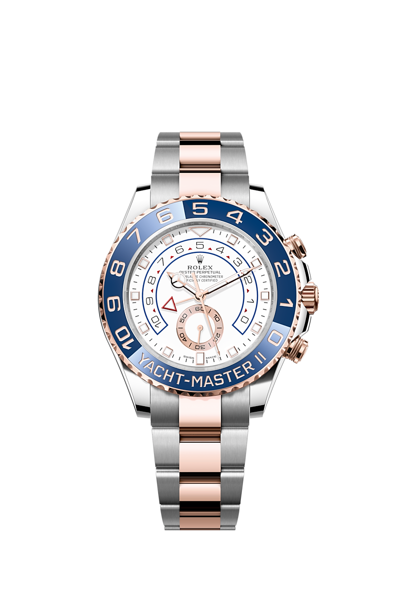 rolex yacht master ii chronograph oystersteel and everose gold 2021
