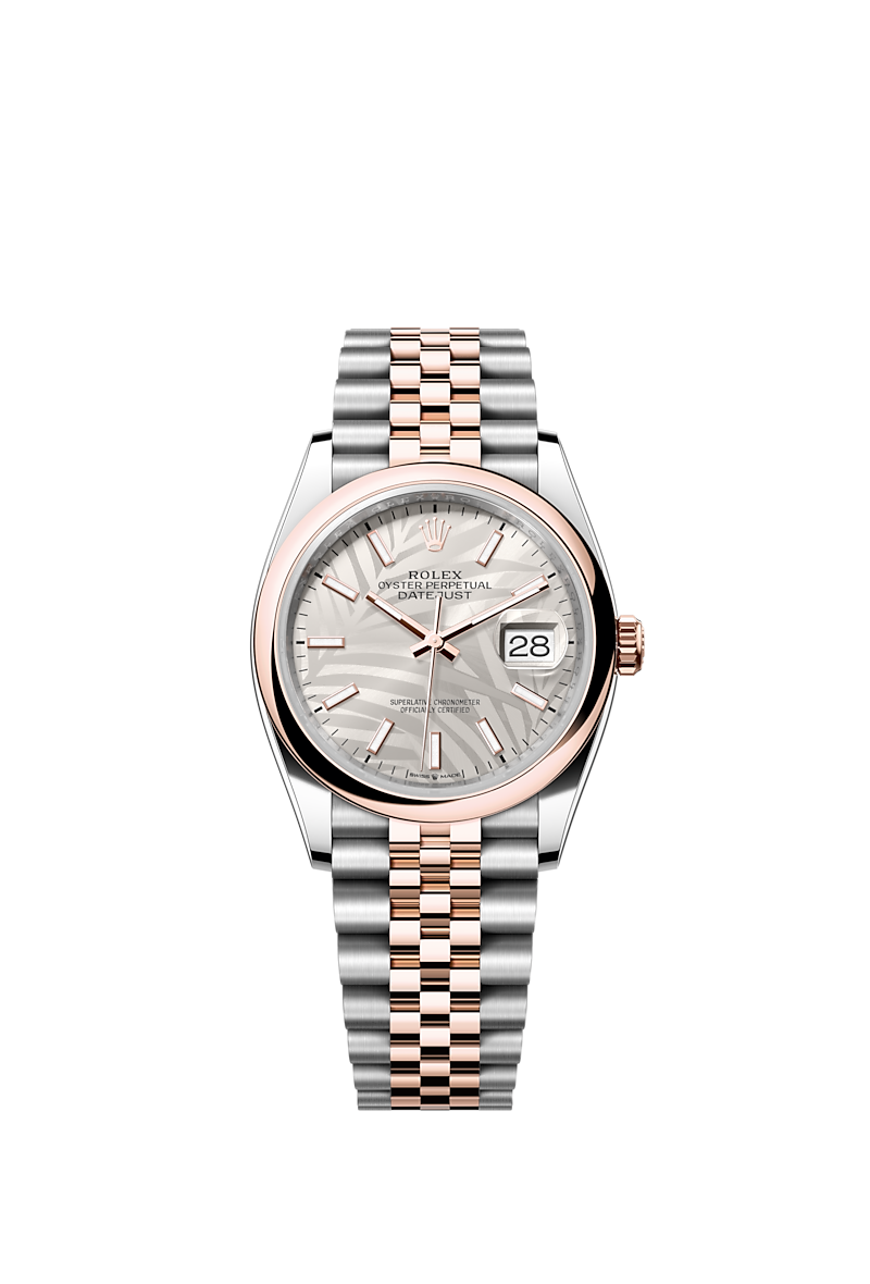 Rolex datejust 36 hot sale rose gold jubilee