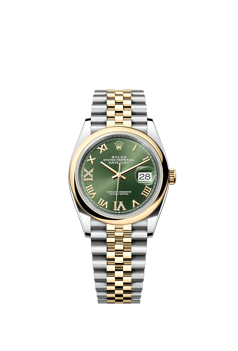 Rolex Datejust 36 watch: Oystersteel and yellow gold - m126233-0025