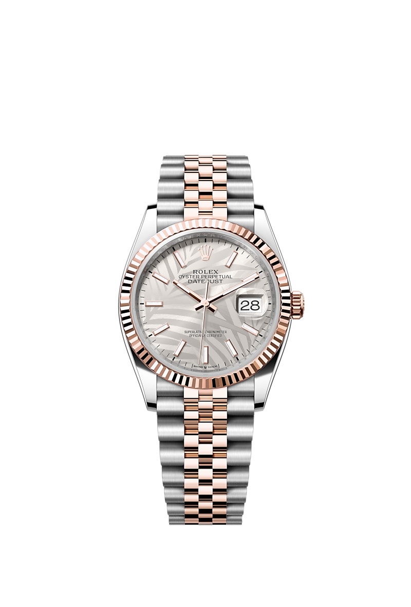 Rolex Datejust 36 watch: Oystersteel and Everose gold - m126231-0031