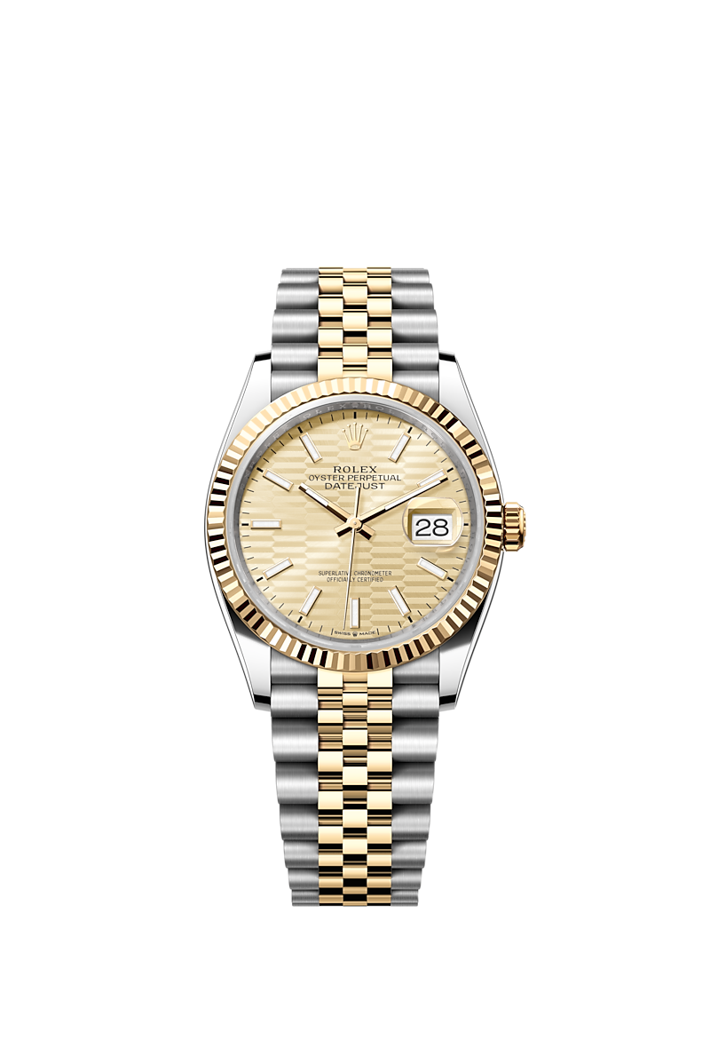 Rolex Datejust watch: Oystersteel yellow gold - m126233-0039