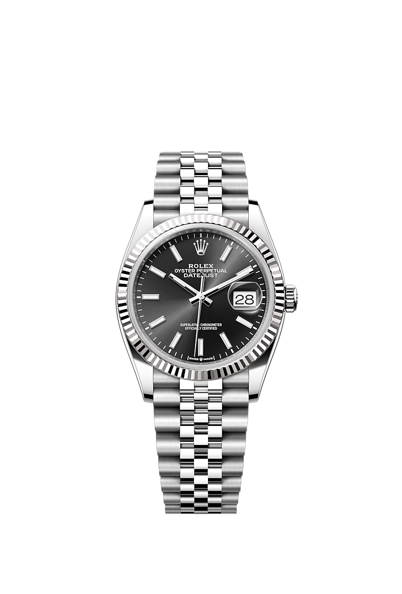 tøj undergrundsbane transaktion Rolex Datejust 36 watch: Oystersteel and white gold - m126234-0015