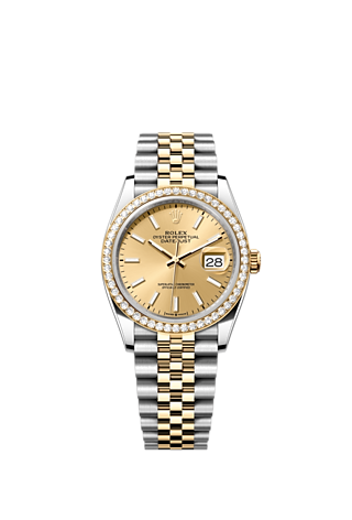 Rolex Datejust 36 watch: Oystersteel and yellow gold - m126283rbr-0001