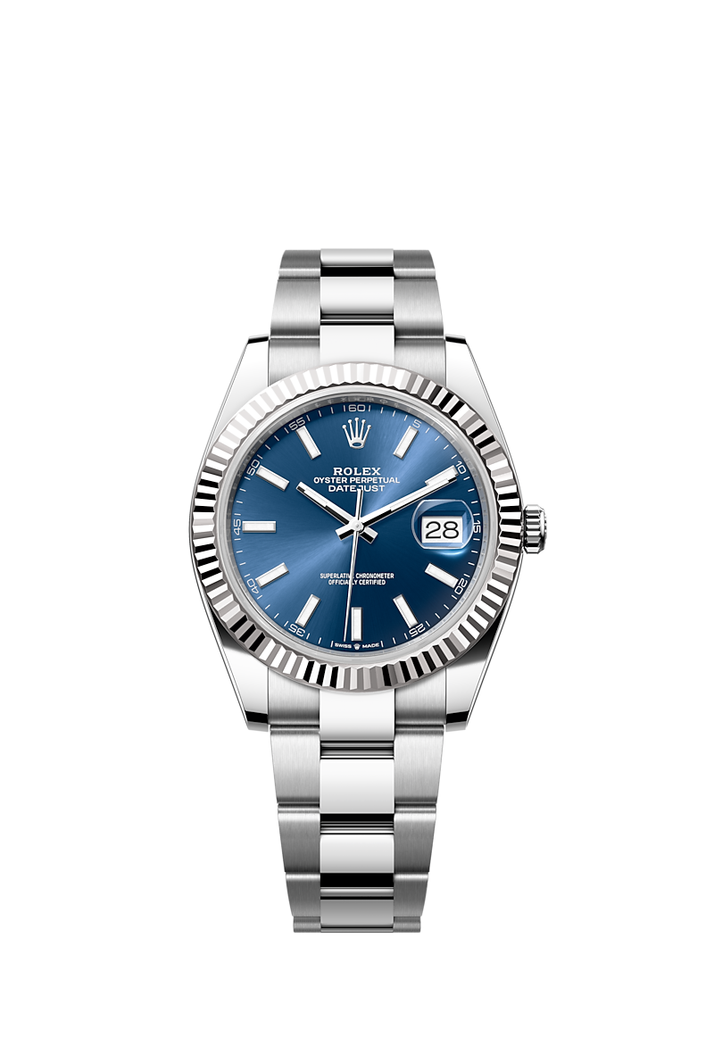 Rolex Datejust 41 watch: Oystersteel and white gold - m126334-0001 Rolex Datejust 41 Watch: Oystersteel And White Gold - M126334-0001