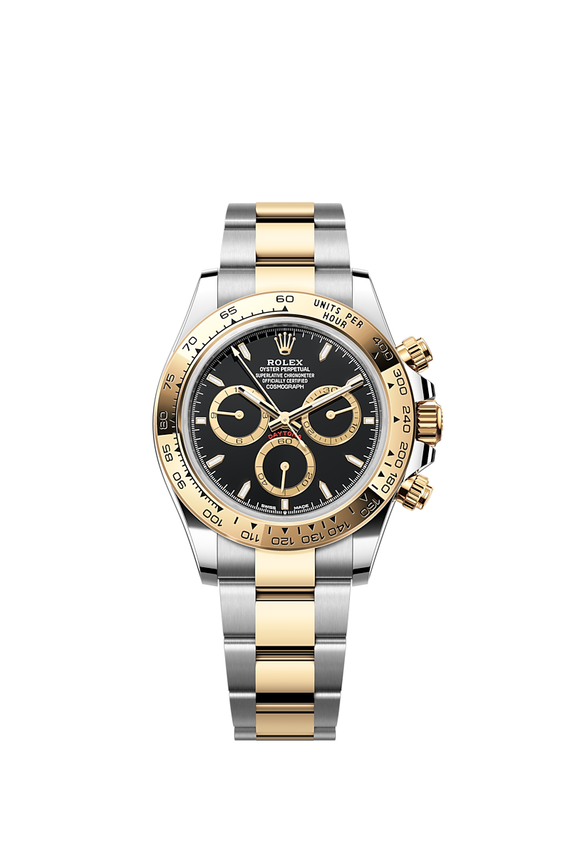 Berri januar Desværre Rolex Cosmograph Daytona watch: Oystersteel and yellow gold - m126503-0003