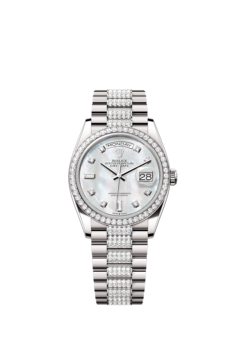 Rolex DayDate 36 Uhr 18 Karat Weißgold m128349rbr0014