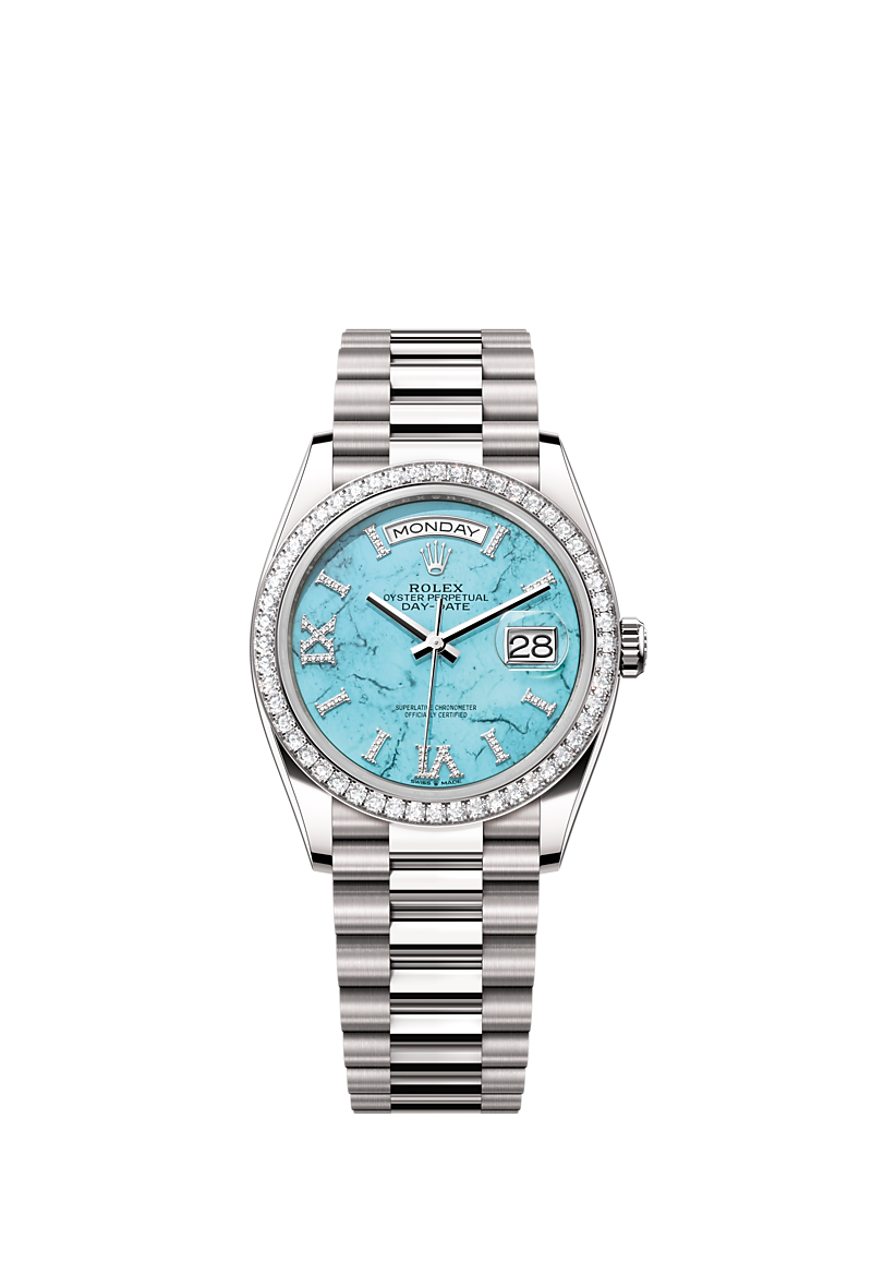 Rolex DayDate 36 Uhr 18 Karat Weißgold m128349rbr0031