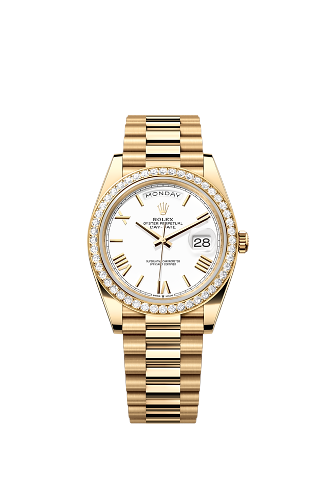 Rolex Day-Date 40 watch: 18 ct yellow gold - m228348rbr-0034