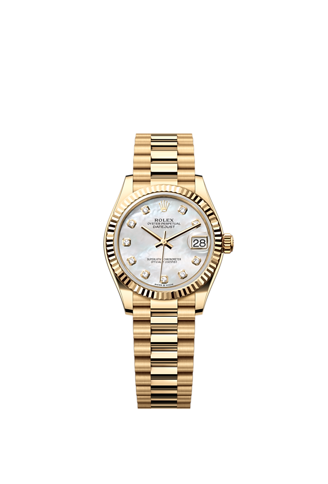 Rolex Datejust 31 watch: 18 kt yellow gold - m278278-0010