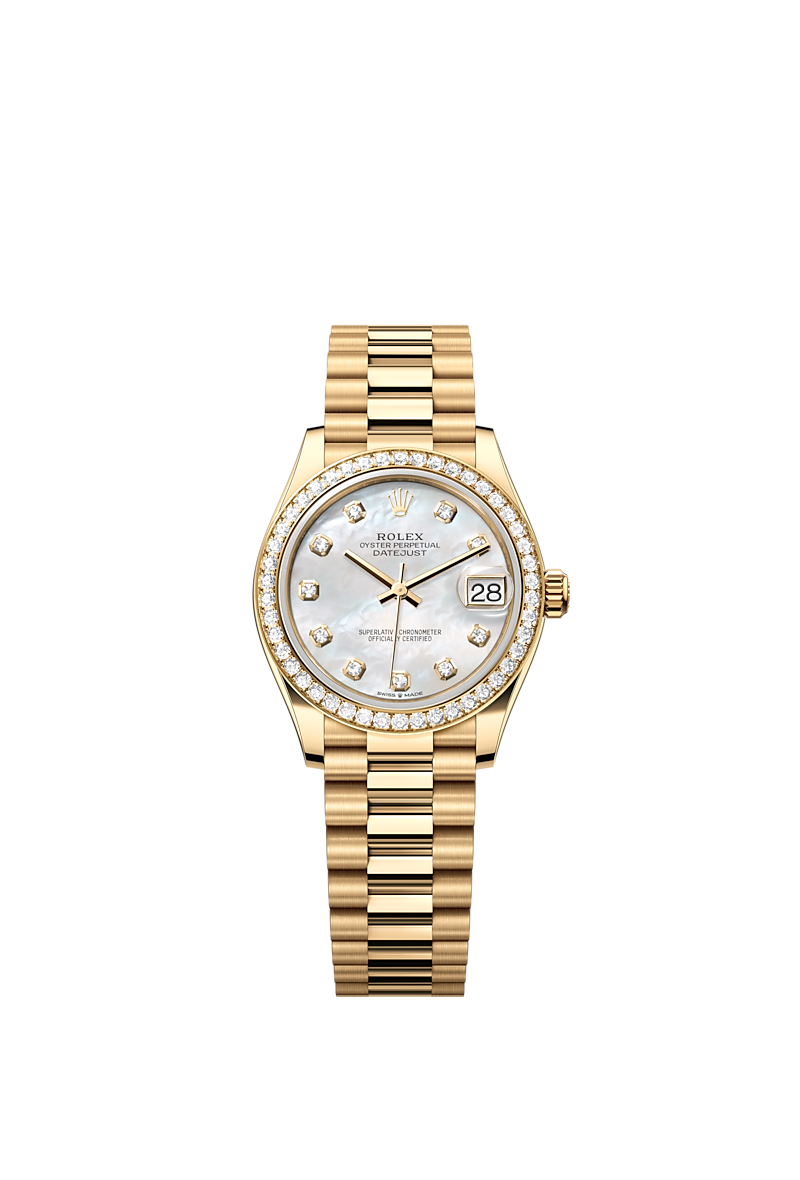 Rolex Datejust 31 watch: 18 ct yellow gold - m278288rbr-0006