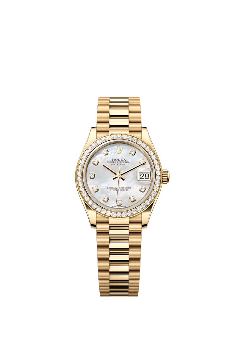 Rolex Datejust 31 watch: 18 kt yellow gold - m278288rbr-0006