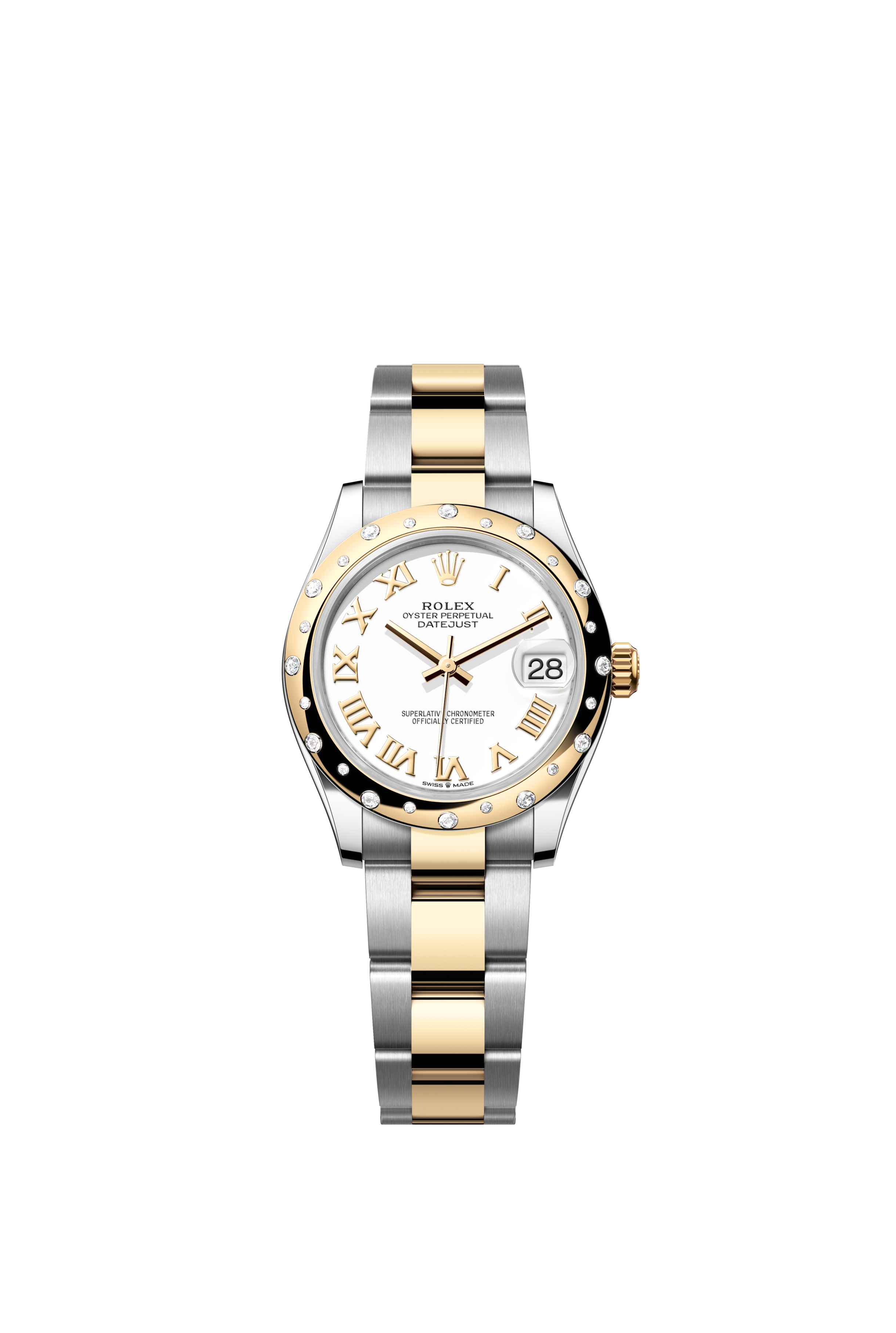 Rolex Datejust 31 Watch: Oystersteel And Yellow Gold - M278343rbr-0001