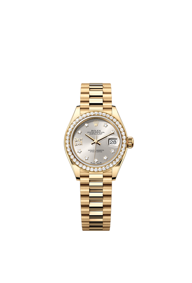 Rolex Lady-Datejust watch: 18 kt yellow gold - m279138rbr-0001