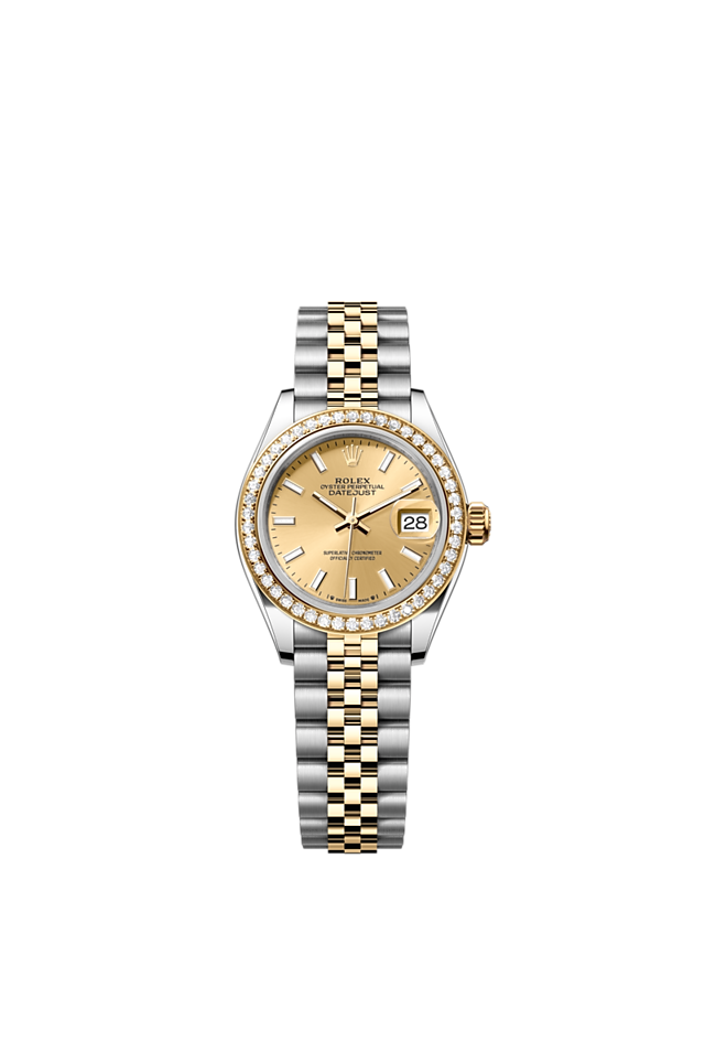 Rolex Lady-Datejust watch: Oystersteel and yellow gold - m279383rbr-0001