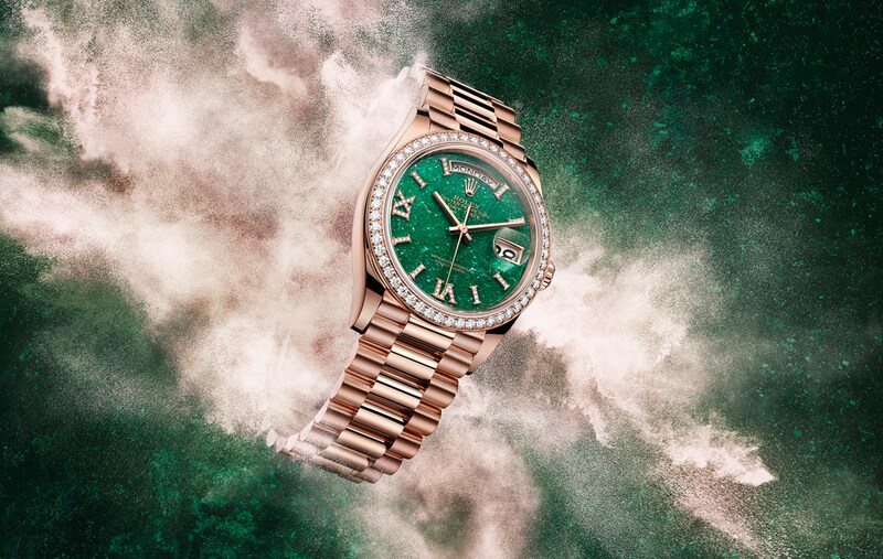 Часы компании Rolex, часы с драгоценными камнями