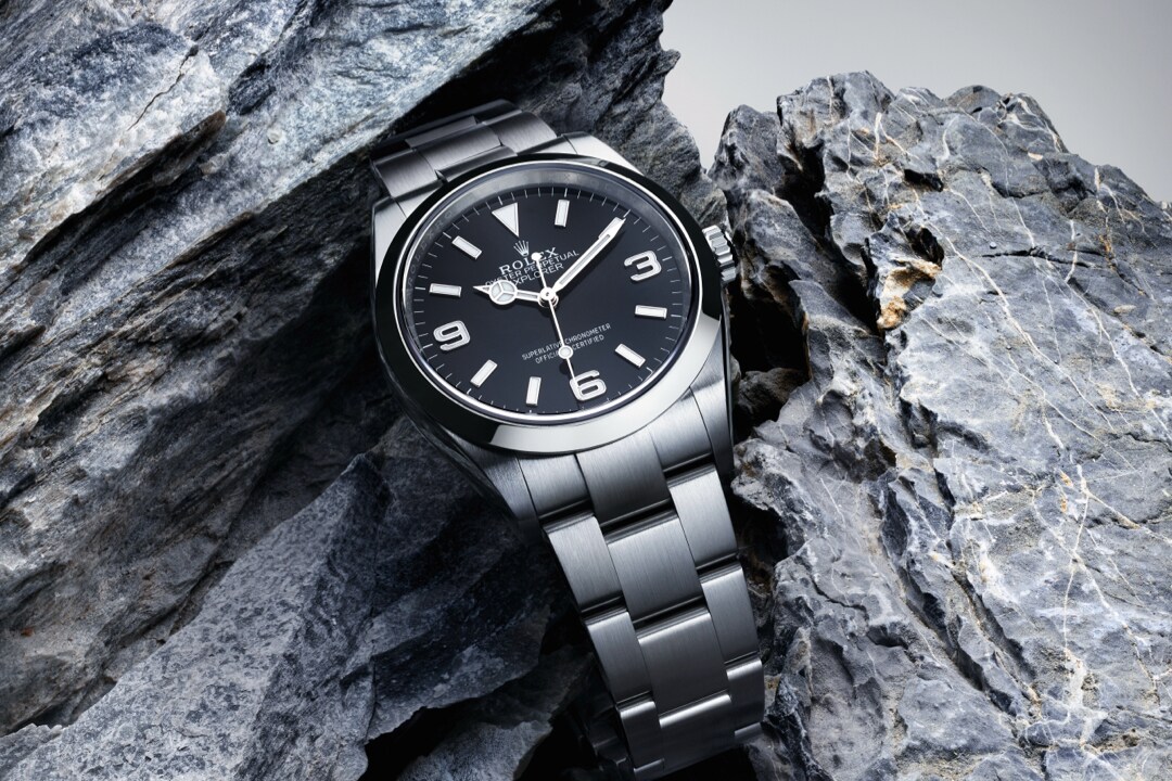 Rolex Explorer 36 watch: Oystersteel and yellow gold - m124273-0001